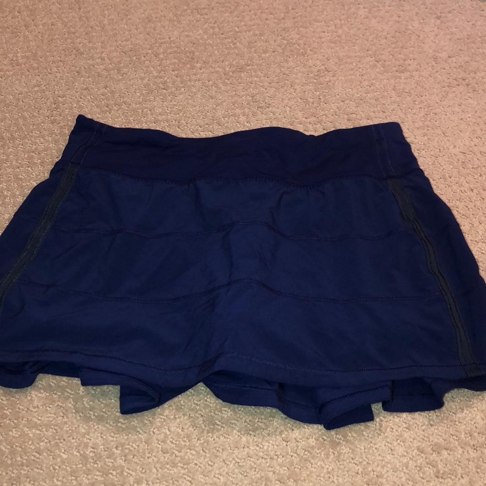 Navy blue tennis skirt